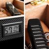 HongLianRiven Cigar Box Humidor Cigars Cigar Humidor, Cigar Humidifier with Front Hygrometer and Humidifier (Color : Black) view 3