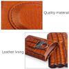 HongLianRiven Cigar Box Humidor Cigars Cigar Box, Portable Travel Cigar Holster, with Stainless Steel Cigar Cutter (Color : Black) view 3