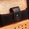 HongLianRiven Cigar Box Humidor Travel Cigar Box,Cigar Humidor,Portable Cigar Box with Two Pockets, Cigar Box (Color : Black) view 3