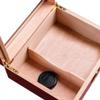 HongLianRiven Cigar Box Humidor Cigar Humidor, Cigar Box with Hygrometer and Humidifier, Glass Sunroof, Large Capacity Design (Color : Brown) view 4