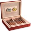 HongLianRiven Cigar Box Humidor Cigar Gift Set for Men's Cigar Humidifier Humidifier Holds 15-25 Cigars view 3
