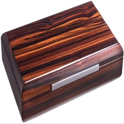 HongLianRiven Cigar Box Humidor Humidors Silent Large Capacity Multi-Zone Storage Portable Mellow Fine Cigar Box Moisturizing Sealed (Color : Brown, Size : 4024.510.5cm)