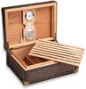 HongLianRiven Cigar Box Humidor Cigar Box Portable Large Capacity Double Humidifier Storage Cabinet Cigar Box view 2