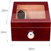 HongLianRiven Cigar Box Humidor Large Capacity Cigar Box, Cigar Humidor, Cigar Box with Hygrometer and Humidifier (Color : Brown) view 4