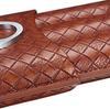 HongLianRiven Cigar Box Humidor Portable Leather Cigar Box, Cigar Box Travel, Can Accommodate 3 Cigars and Stainless Steel Cigar Cutter (Color : Brown) view 3
