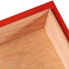 HongLianRiven Cigar Box Humidor Desktop Cedar Wood Lined Cigar Box,Portable Travel Cigar Box,Cigar Humidor with Hygrometer and Humidifier (Color : Red) view 2