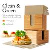 (1500-Pack) Brown Napkins - Bulk Unbleached, Natural & Rustic Kraft Paper Napkins - Eco-Conscious Disposable Kitchen Tissue Supplies for Home, Parties, Restaurant, BBQ - 12x12 Unfolded view 2