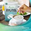 DureLife XYLITOL Sugar Substitute 2.5LB Bulk 2 Pack (80 OZ) Made From 100% Pure Birch Xylitol NON GMO - Gluten Free - Kosher, Sugar alternative, Packaged In A Resealable zipper lock Stand Up Pouch Bag view 2