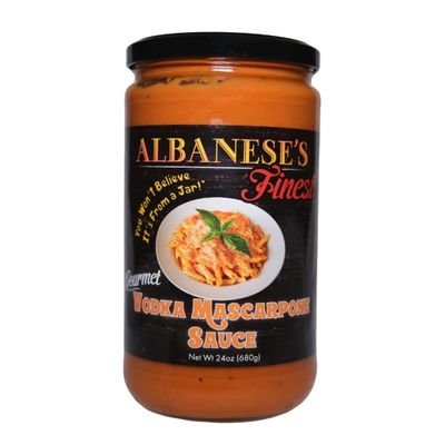 Albanese's Finest Vodka Mascarpone Sauce