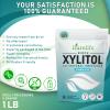 DureLife XYLITOL Sugar Substitute 1 LB Bulk 2 Pack (16 OZ) Made From 100% Pure Birch Xylitol NON GMO - Gluten Free - Kosher, Sugar alternative view 4