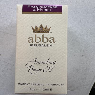 Abba Christian Products Frankincense & Myrrh Anointing Oil (4 oz) 1 pk, FMN4, 4 Ounce
