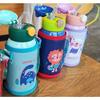 NCDUANSAN Kawaii Water Bottle Stainless Steel Belt Strap and Straw Blowout(Red,500ml) view 4