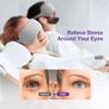 Umisleep Lavender Eye Mask, Aromatherapy Weighted Sleep Mask for Dry Eyes Men Women, Microwave Heated Hot Therapy Eye Cover Moist Compression Pain Relief, Pillow for Puffy Eyes, Sinus Pain, Grey view 3