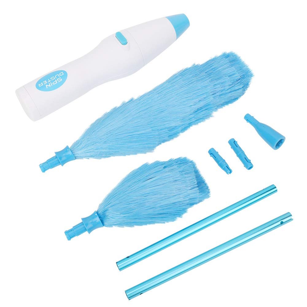 Aqur2020 Electric Duster, 180 Bendable Electric Duster Versatile Cleaning Tool for Windows Blinds Furniture