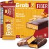 Grab1 High Fiber Protein Bars | 9 Grams Fiber | 10 Grams Protein | Peanut Caramel Flavor (2 Pack - 10 Bars) Controls Hunger | Delicious Tasting (For Real!) | Lower Net Carbs | Low Calorie | Certified Kosher view 1
