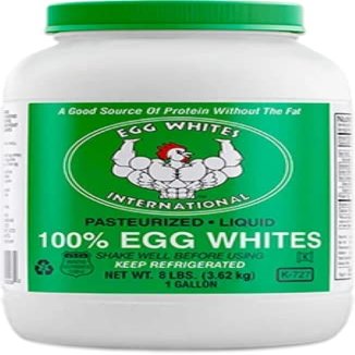 Egg Whites International 100% Pure Liquid Egg White Protein Designed to Drink. Now 100% CAGE Free (1 Gallon & Pump)