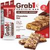 Grab1 Sugar Free Protein Bars, Chocolate Oat (3 Pack- 12 Bars) | Delicious and Nutritious | Low Calorie | Only 1g Sugar view 1