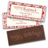 12ct Custom Christmas Candy Happy Holidays Embossed Chocolate Bar Party (12 Pack) - No Assembly Required - Iconic Christmas view 1