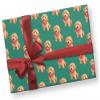 Apricot Brown Goldendoodle Puppy Wrapping Paper Premium Labradoodle Gift Wrap Doodle Birthday Party Decoration (12 foot x 30 inch roll) view 3
