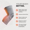 Incrediwear Knee Sleeve  Knee Braces for Knee Pain, Joint Pain Relief, Swelling, Inflammation Relief, and Circulation, Knee Support for Women and Men, Fits 22-26 Above Kneecap (Grey, XXX-Large) view 2