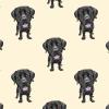 Cute Black Labrador Retriever Gift Wrap, Black Lab Wrapping Paper, Dog Christmas Birthday Party Decoration Decor (12 foot x 30 inch roll) view 2