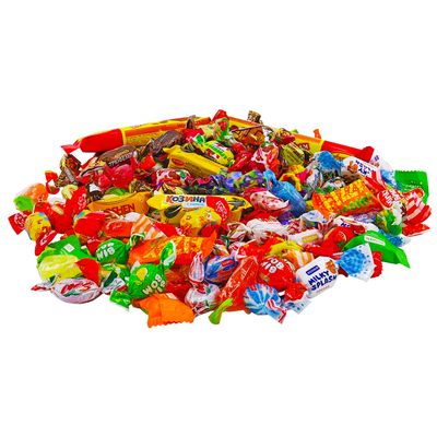 Sweet Candy Mix Gift Bag - Russian & Ukrainian Candy Mix - Assortment Chocolate and Caramel Party Candy Mix of Eastern European Confectionery Variety of Russian & Ukrainian Candy by the Pound (450g / 1 lb)