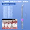 BBTO Oral Hygiene Accessories Standard Water Hose Plastic Handle with Water Flosser Replacement Jet Tip, Compatible with Waterpik Oral Irrigator WP-100 WP-300 WP-660 WP-900 (4 Pieces) view 3