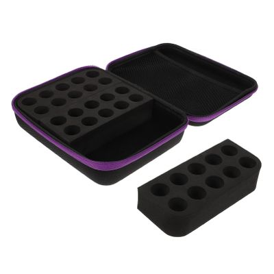 Healifty 1pc Essential Oil Storage Bag Storage Case Essential Oil Bottle Holder Carrying Case Bottle Organizer Simple