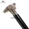 Nautical-Mart Silver Nebula Head Wolf Wooden Walking Cane Victorian Handmade AL Handle-Walking Stick-Best Stylish Gift for Your Lover view 2