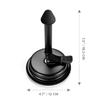 Wall Mounted Trigger Point Massager Tool - Mountable Pressure Point Massage Tool - Neck, Shoulder & Back Massage Stick with 3 Replaceable Heads for Acupressure Points - Manual Massage Tools for Home view 2
