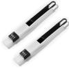 AKOAK 2 Packs Window Trough Cleaning Brush, Mini Dustpan and Brush, Plastic Handle, Removable, Suitable for Home, Office, Garden, Keyboard, Black view 1