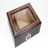 HongLianRiven Cigar Box Humidor Cigar Humidor Cedar Wood Humidor Cigar Humidor Cedar Transparent Window view 1