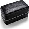 HongLianRiven Cigar Box Humidor Humidor Cigar Travel Case Leather Tube Holder Cigar Accessories Humidifier (Color : Black) view 1
