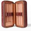 HongLianRiven Cigar Box Humidor Humidor Cigar Travel Case Leather Tube Holder Cigar Accessories Humidifier (Color : Brown) view 3