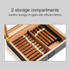 HongLianRiven Cigar Box Humidor Cigar Humidor, Cigar Box Storage Box with Humidifier and Digital Hygrometer view 4