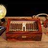 HongLianRiven Cigar Box Humidor Travel Cigar Humidor Box Cigars with Humidifier Hygrometer Cedar Wood Cigar Case Glass Humidors view 3