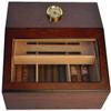 HongLianRiven Cigar Box Humidor Cigar Humidor, Desktop Display Cigar Box Set with Hygrometer and Humidifier, Cigar Case view 1
