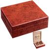 HongLianRiven Cigar Box Humidor Cigar Humidor Case with Hygrometer Humidifier, Cedar Lined Cigar Box Travel Cigar Storage Box (Color : A)