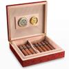 HongLianRiven Cigar Box Humidor Cigar Humidor Case with Hygrometer Humidifier, Cedar Lined Cigar Box Travel Cigar Storage Box (Color : A) view 2
