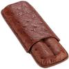 Cigar Box Humidor Cigar Humidors, Portable Cigar Moisturizing Cover Cow Leather Ostrich Skin Cigar Holster Can Store Cigars view 1