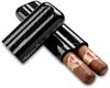 Cigar Box Humidor Cigar Box Cigar Humidor Carbon Fiber Lightweight Portable Cigar Storage Tube Holder (Size : 2 Tube) view 3