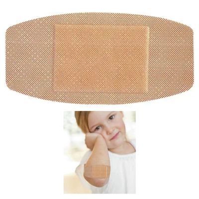 20 Pc Extra Large Fabric Adhesive Bandages Pad Wound Dressing 2" X 4" First Aid Jumbo Knee and Elbow Fabric Bandage Padded Non Stick Sterile 2X4inch Each Individually Packed for Wound Cut Scrap