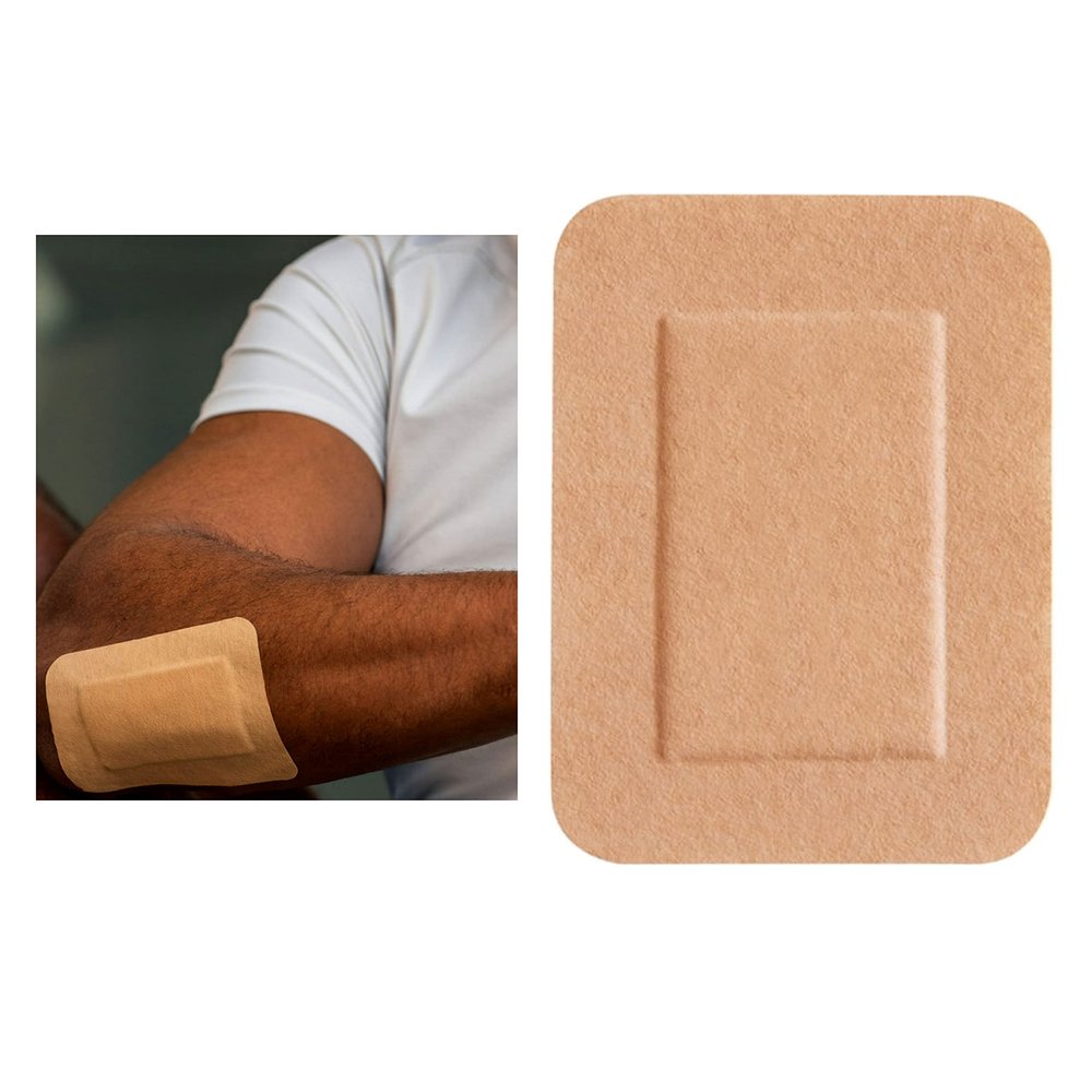 40 Pc Extra Large Adhesive Bandages Pad Wound Dressing 3" X 4" Medical First Aid Large Absorbent Bandage for Wound Care Foot Diabetic Ulcer, Leg Ulcer 3X4 Inch Pack of 40Pcs