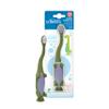 Dr. Brown's Toddler Toothbrush, Dinosaur, Green, 1-Pack view 1