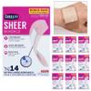140 Extra Large Sheer Adhesive Bandages 4" Flexible Sterile Pad Wound Dressing view 2