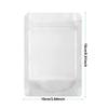 50 Pack Matte Frosted Clear Zipper Food Bags, Stand Up Pouch Bag Resealable Stand Up Candy Bags, Snack Food Tea Packing Dried Fruit Pouches (3.94" x 5.91") view 2