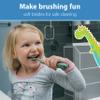 Dr. Brown's Baby and Toddler Toothbrush, Green and Orange Dinosaur 2-Pack, 1-4 Years view 2