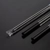 Jumbo Black Milkshake Straws Extra Wide Individually Wrapped 100 Pack, Smoothie 0.47" BPA Free, Disposable Fat Boba Tea Straw, Extra Thick Restaurant Quality - by DuraHome view 2