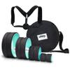 Chirp - Ultimate Back + Neck Bundle | 4-Pack Wheel Foam Roller Set for Back & Neck Pain Relief, Posture Corrector for Alignment & Support, 500lb Capacity, Includes Carrying Case, Mint view 1