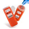 Post Medical - 2.0 Quart Sharps Container - Case of 15, Puncture-Resistant Disposal for Needles & Syringes, Leak-Tight Biohazard Container With Snap Tight Lid, Red view 1